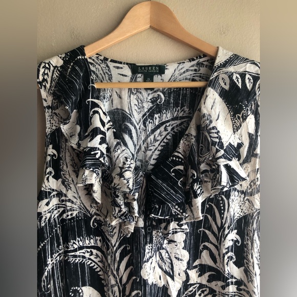 Lauren Ralph Lauren Women’s Design Shirt Sleeveless Size 2XL - Picture 2 of 8